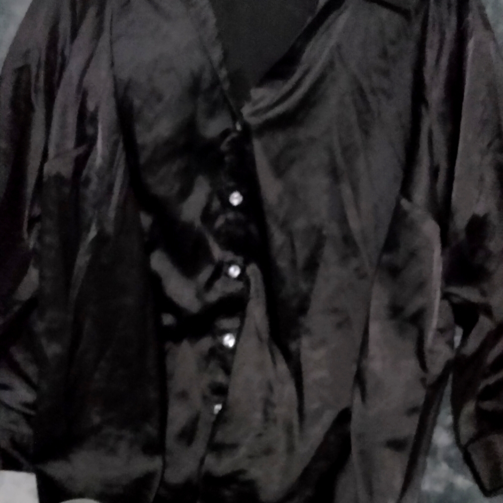 Plus size Satin lounge  top